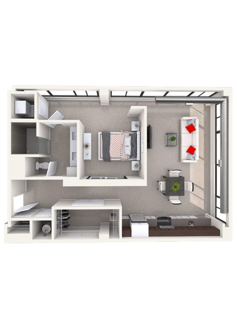 a large image of the innermost beads octo 1 bedroom apartment